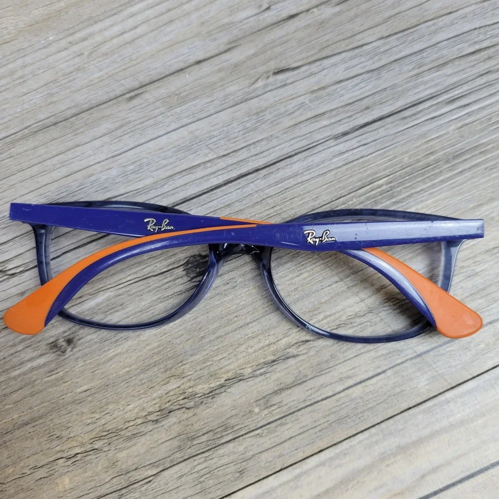 Ray-Ban Eyeglasses RB1586 3775 Blue Orange Kids 49-16-130